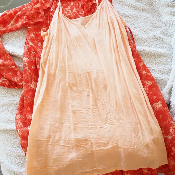 Free People Floral Long-Sleeve Mini Dress - Picture 5 of 8